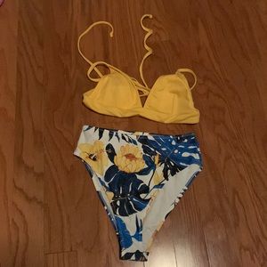 Cupshe Bikini set tropical bottoms